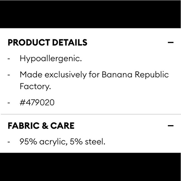 Banana Republic resin hoop earrings - Picture 7 of 7